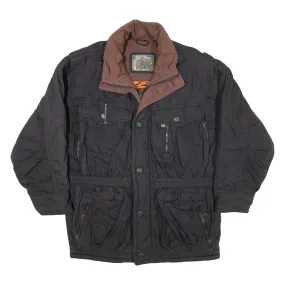 ALDO COLITTI Quilted Lined Mens Coat Black S