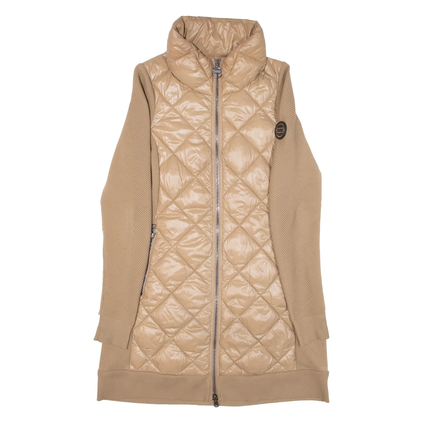 BARBOUR Vanadium Insulated Womens Quilted Coat Brown UK 10