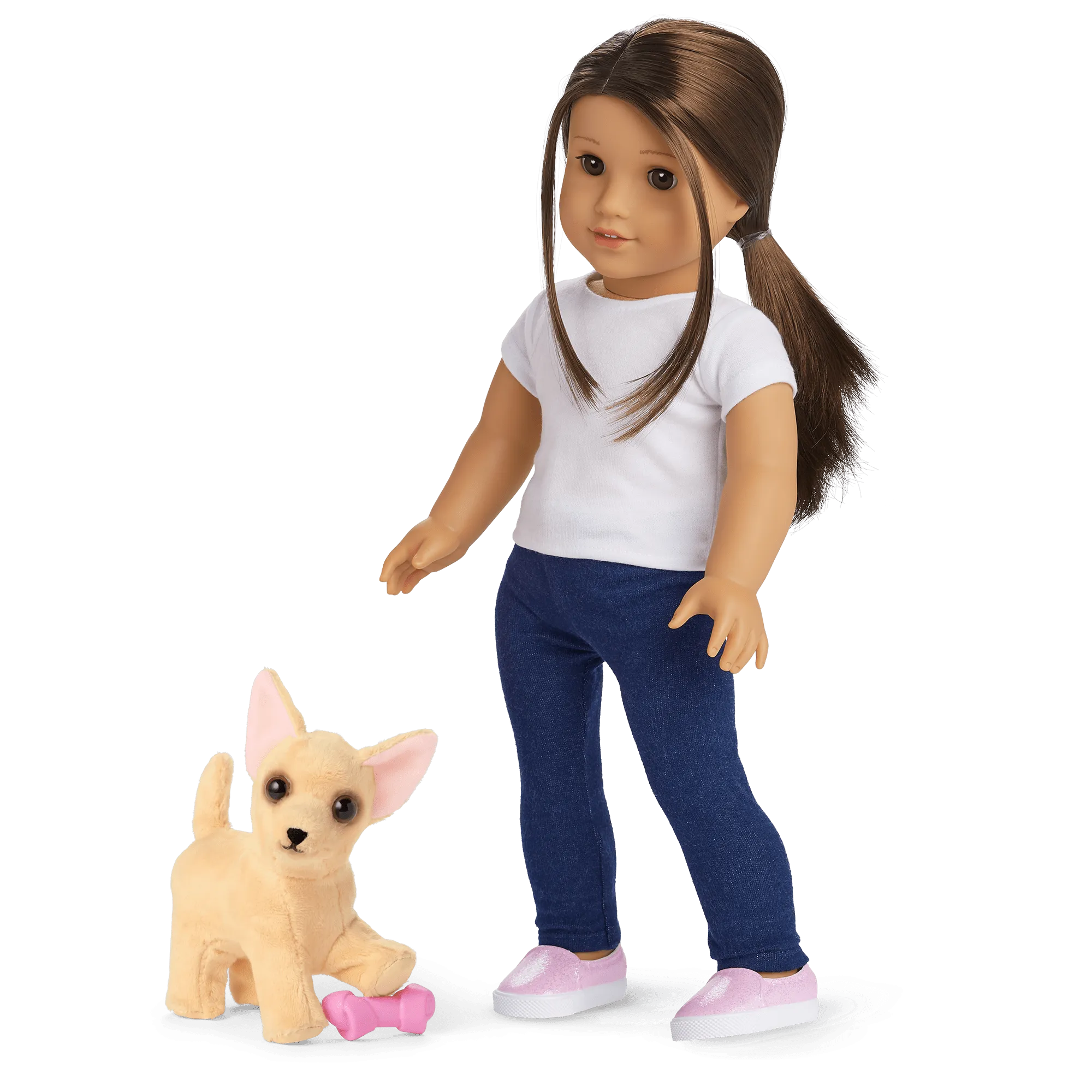 Barker Posey™ Dog for 18-inch Dolls & Fancy Pet Fashion Accessories