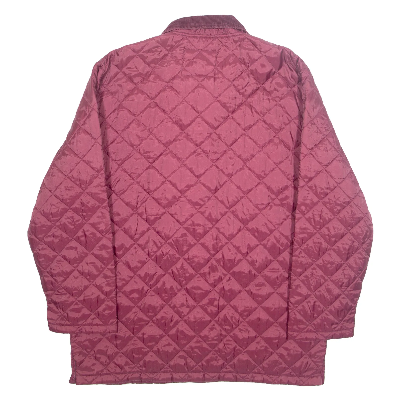 BLACKBURN Mens Quilted Coat Purple Diamond M