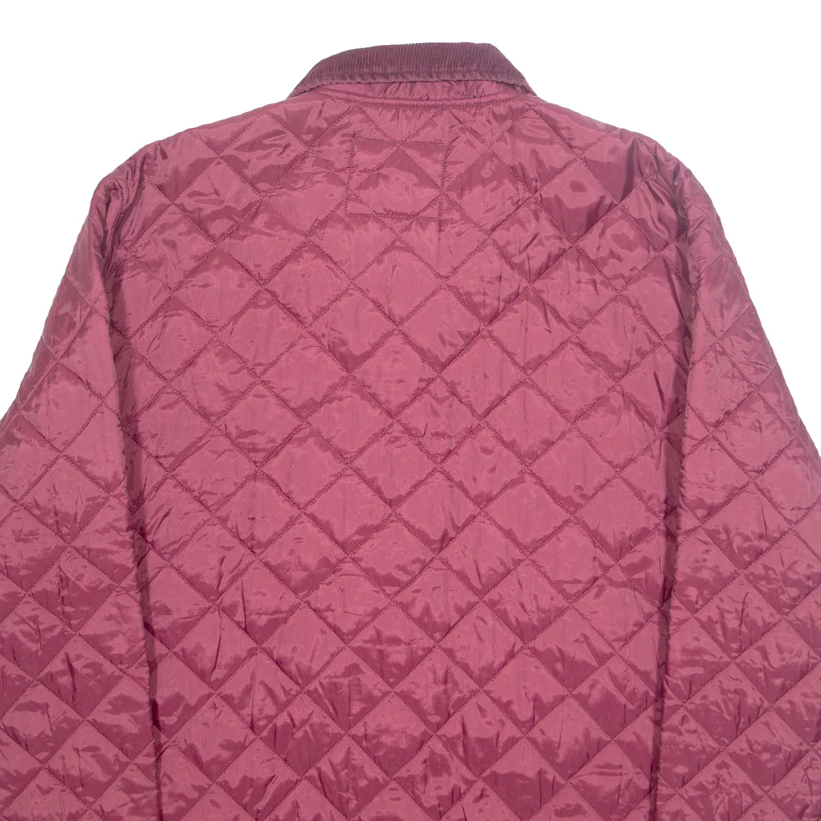 BLACKBURN Mens Quilted Coat Purple Diamond M