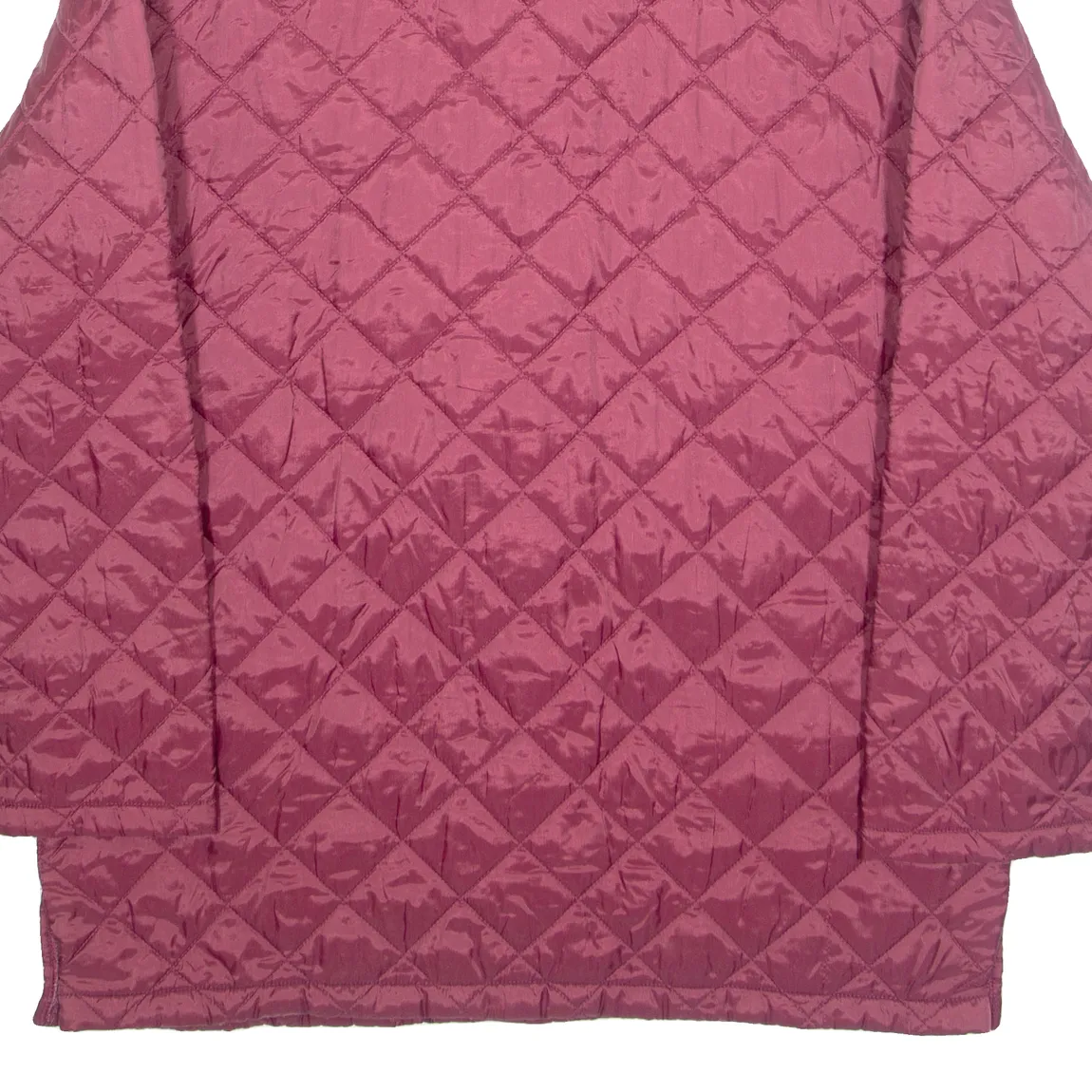 BLACKBURN Mens Quilted Coat Purple Diamond M