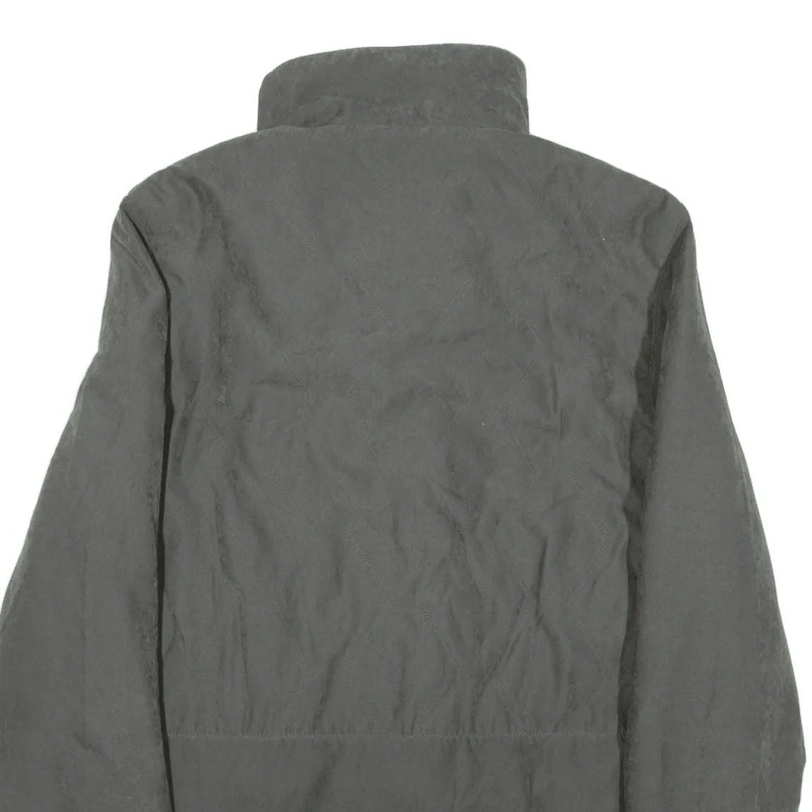 BLAGGINI Quilted Lined Mens Coat Green L