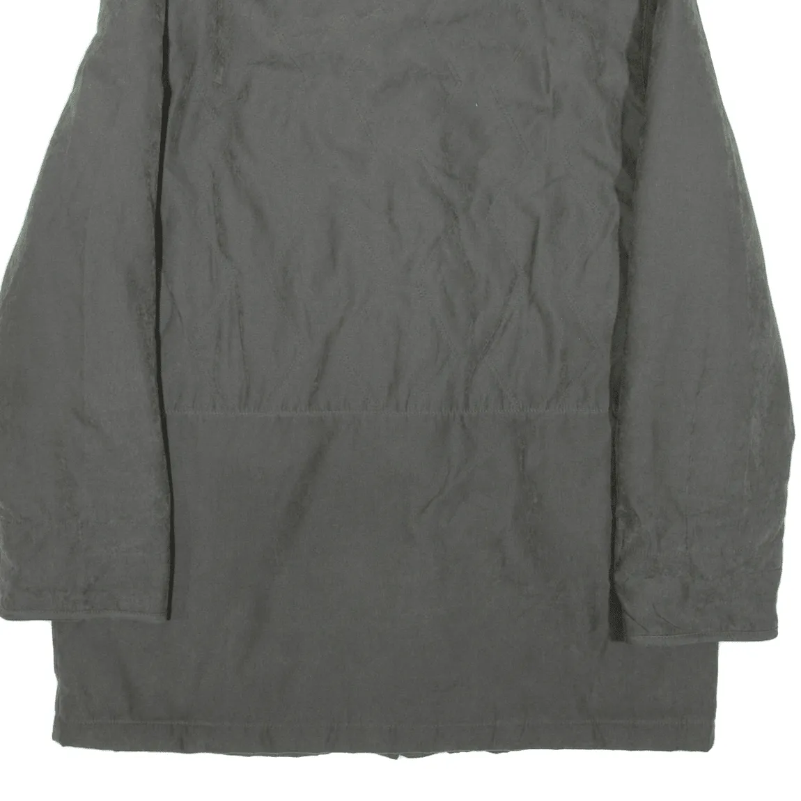 BLAGGINI Quilted Lined Mens Coat Green L