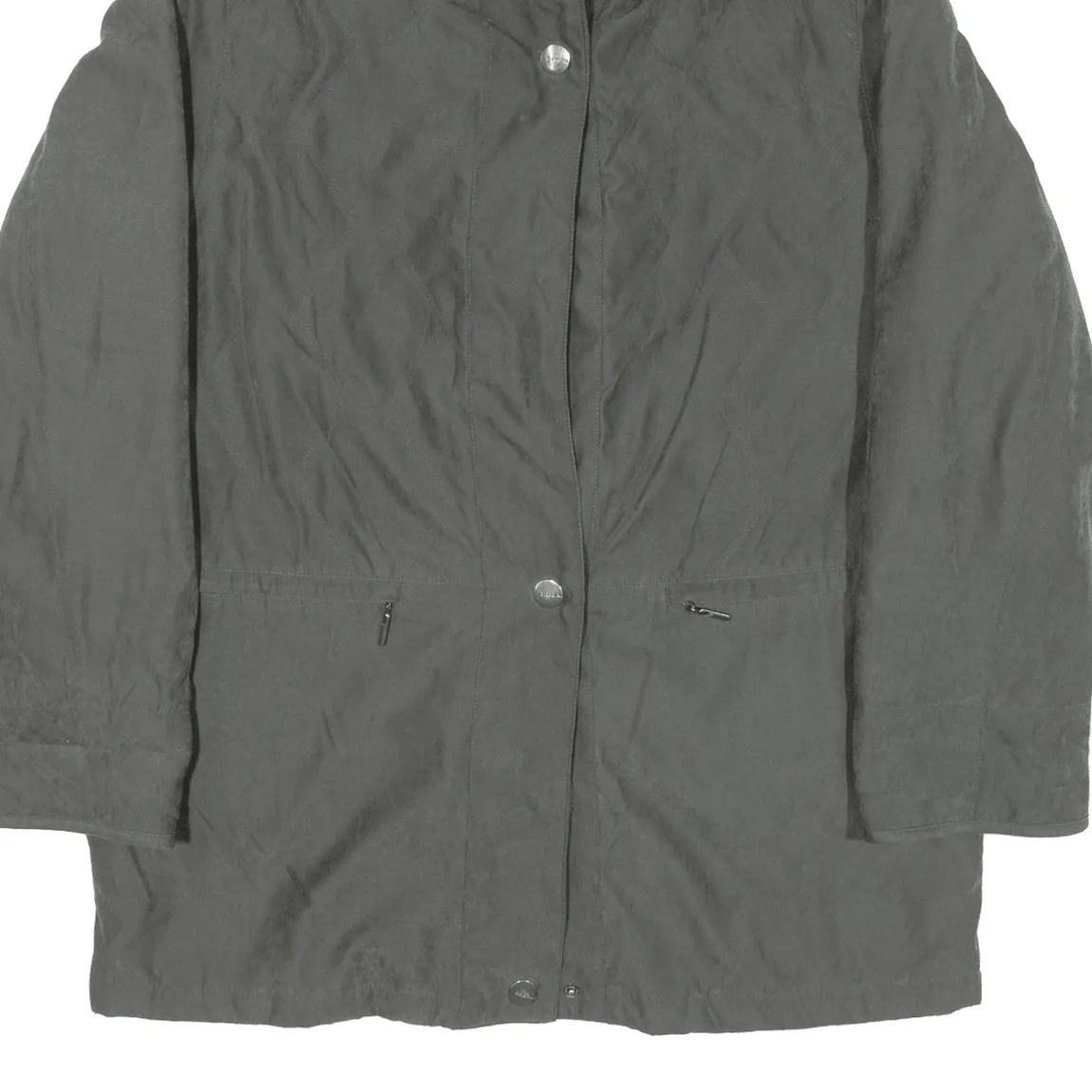 BLAGGINI Quilted Lined Mens Coat Green L