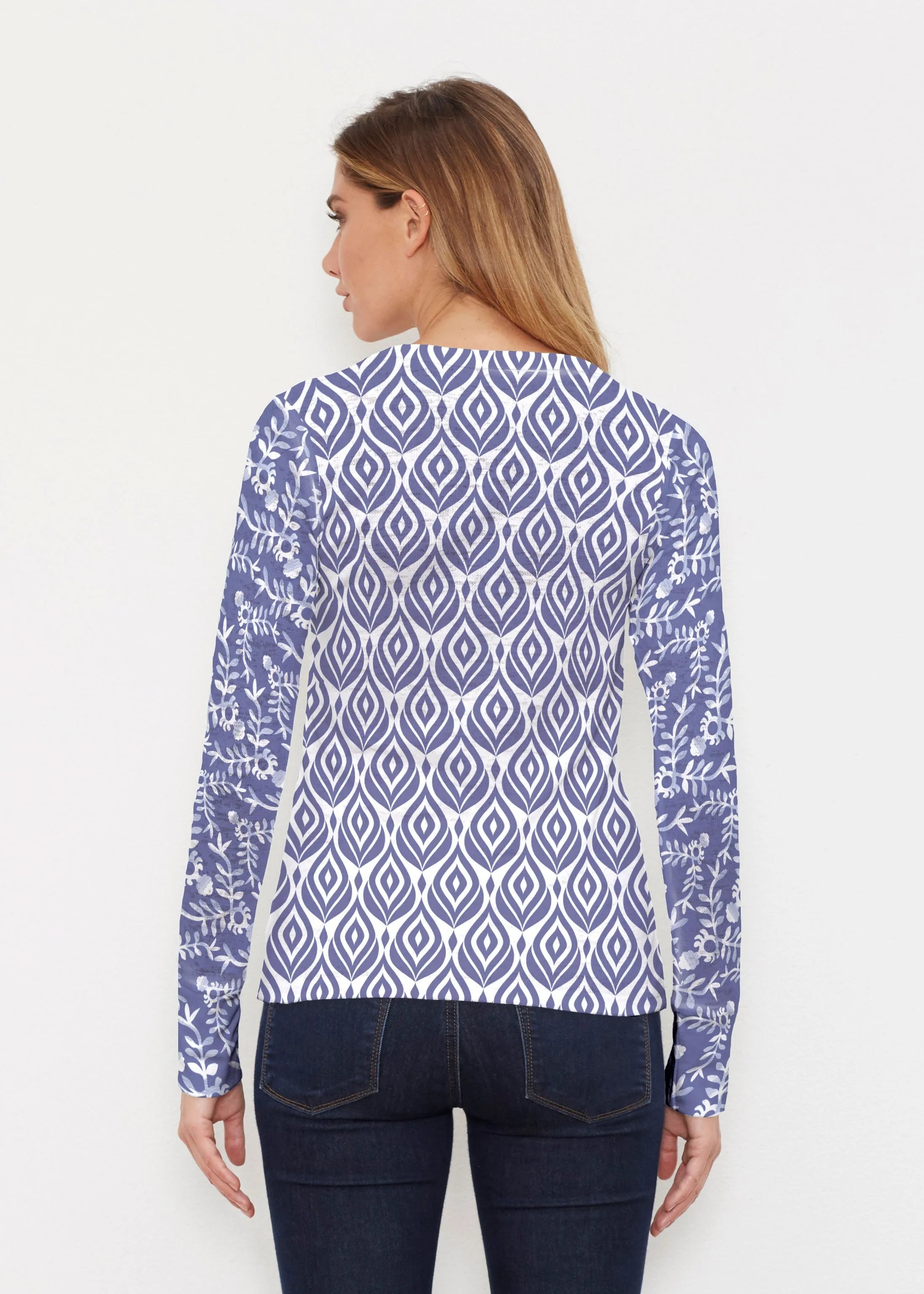 Budding Antlers (8030) ~ Thermal Long Sleeve Crew Shirt