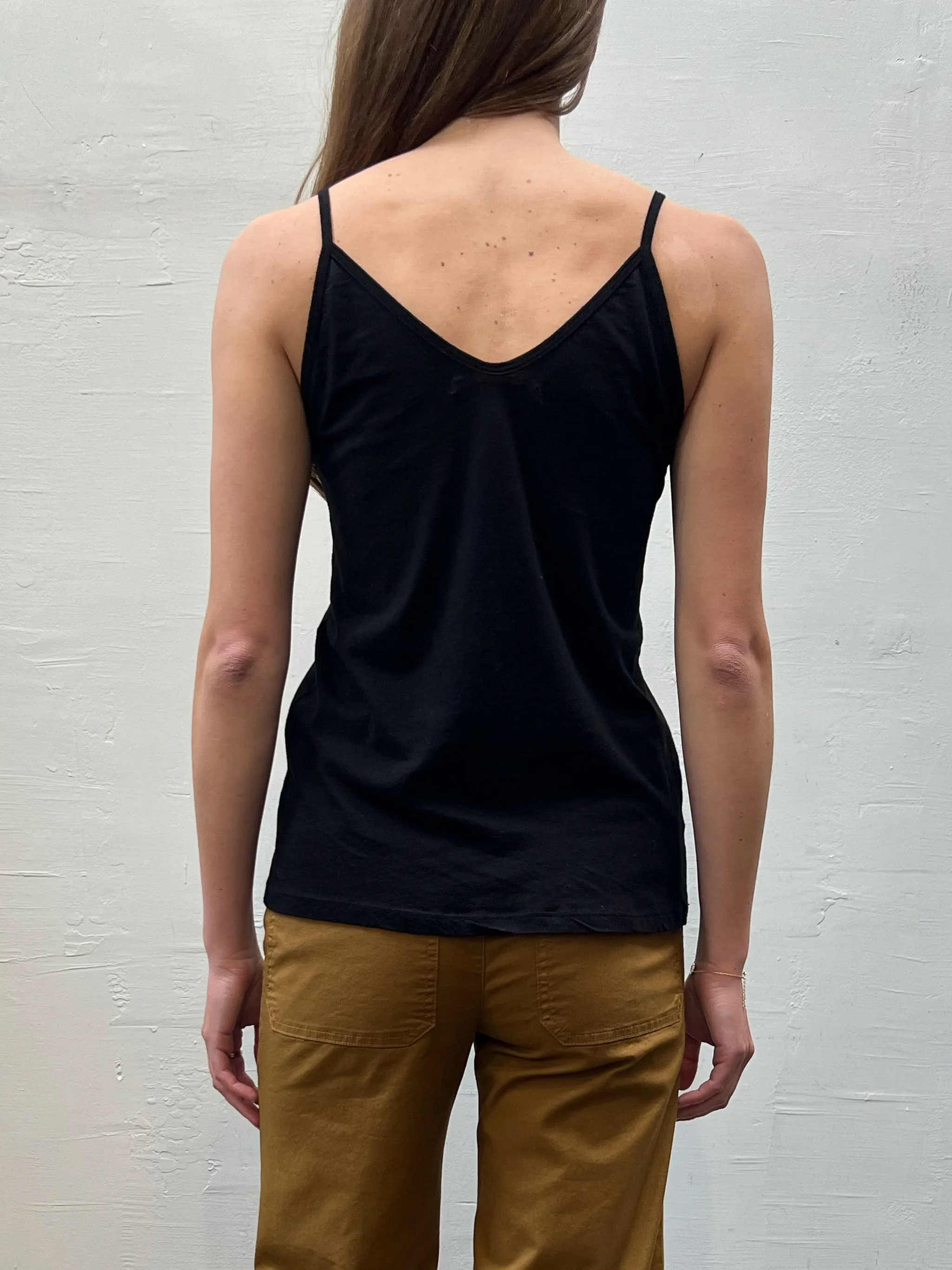 Camelia Cami in Lightweight Jersey - Black