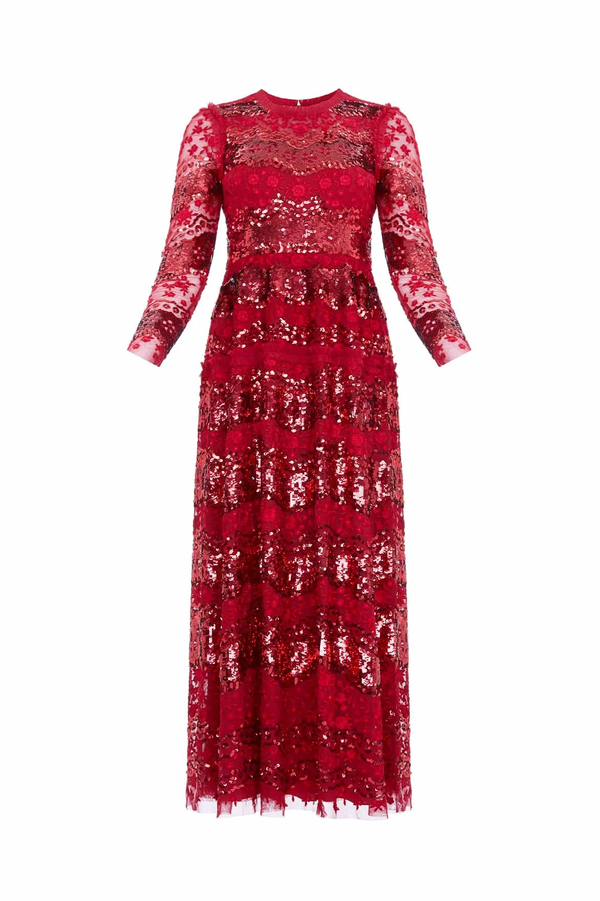 Chantilly Sequin Ankle Gown