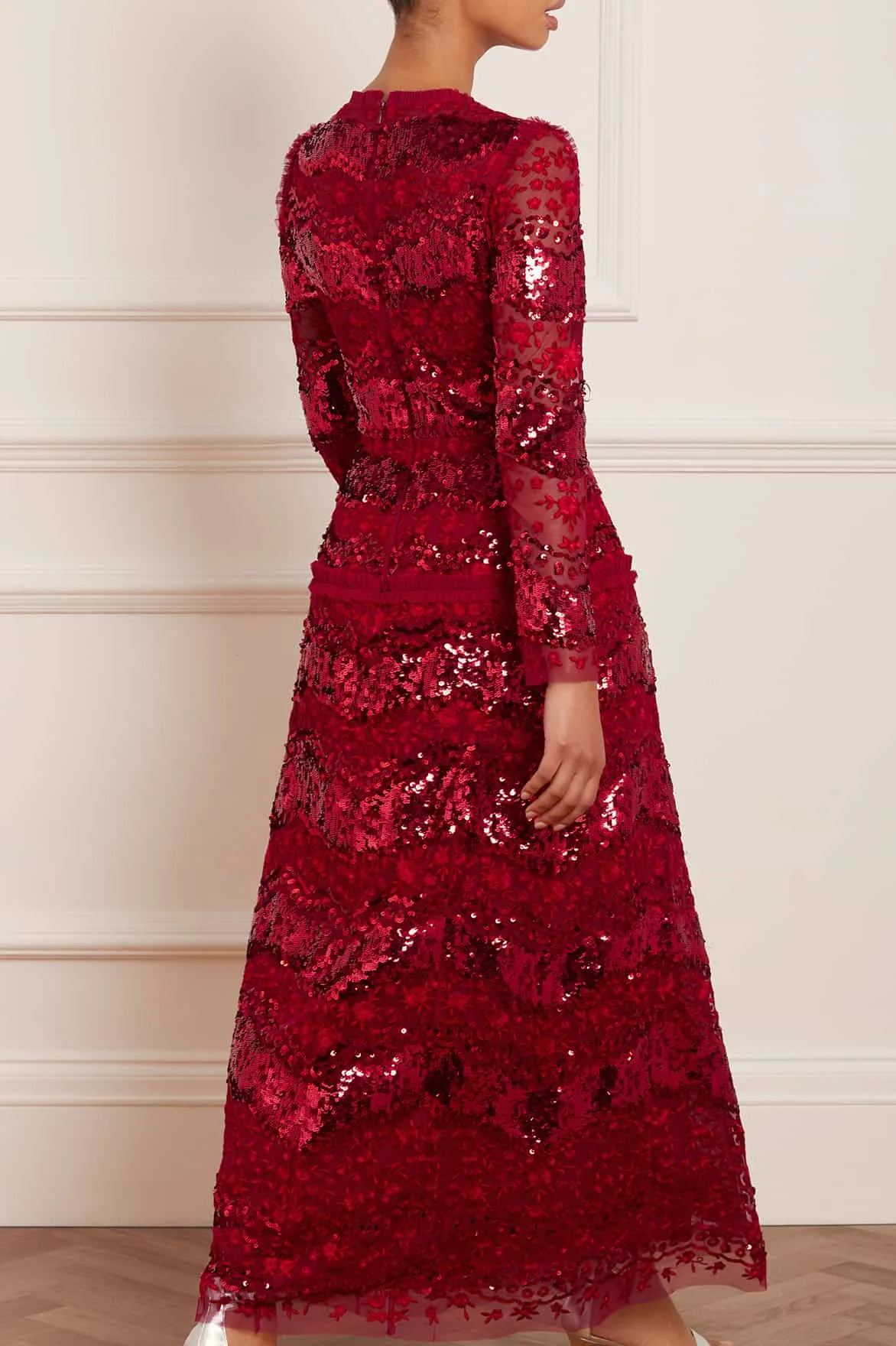 Chantilly Sequin Ankle Gown