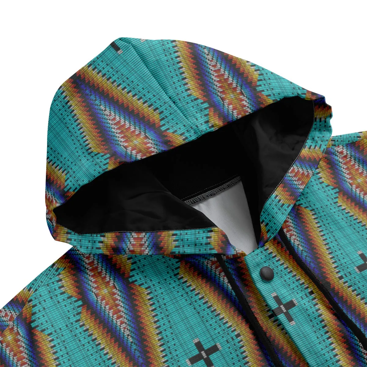 Diamond in the Bluff Turquoise Men's Varsity Jacket