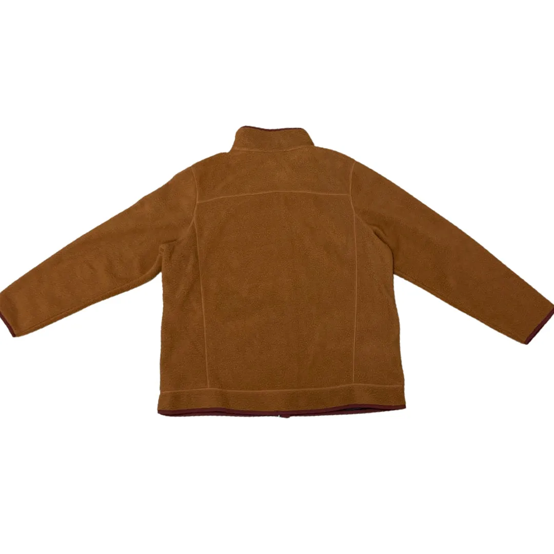 EDDIE BAUER RUST QUEST 300 SHERPA FLEECE JACKET SIZE 2XL