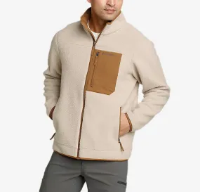 EDDIE BAUER RUST QUEST 300 SHERPA FLEECE JACKET SIZE 2XL
