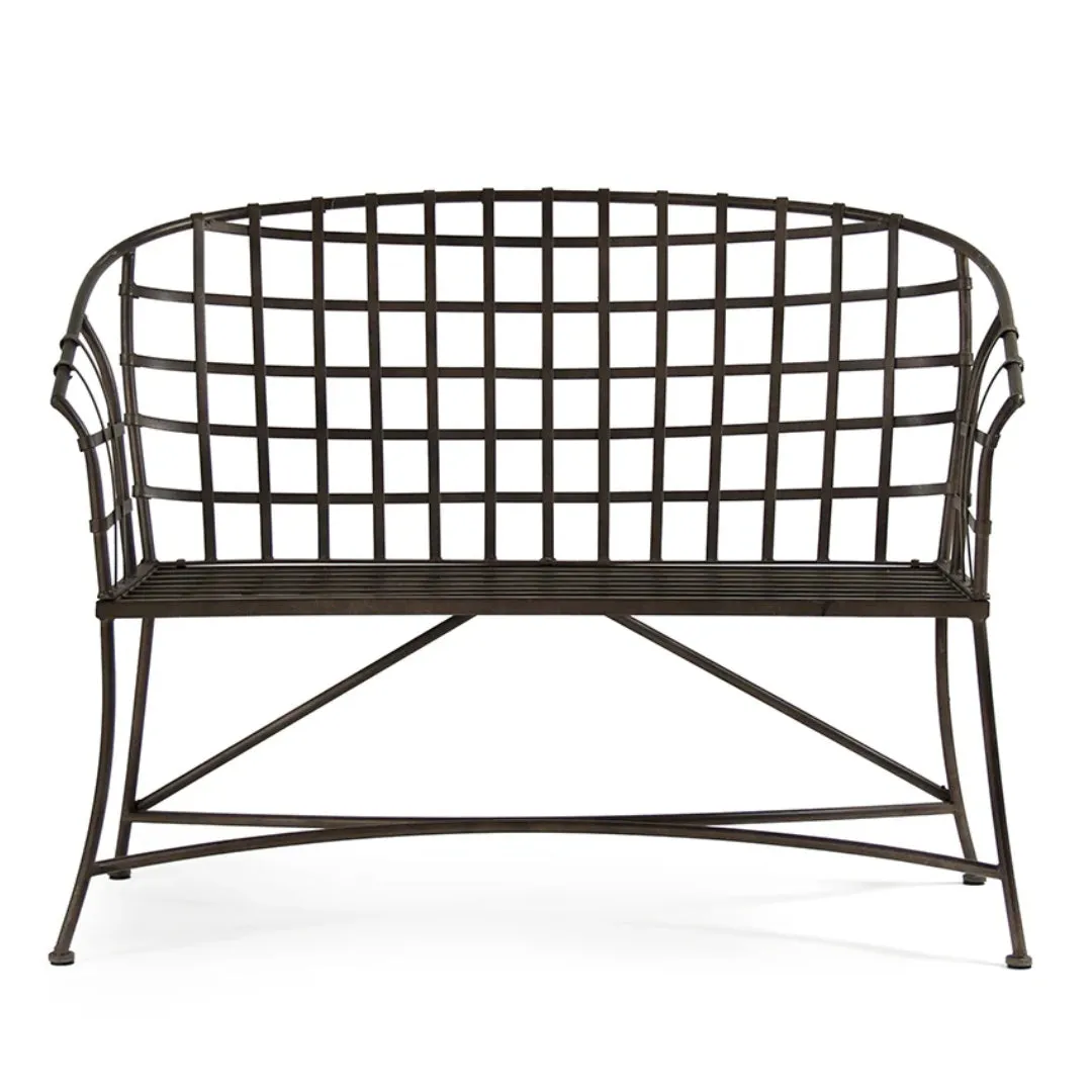 Farmhouse Iron Bench