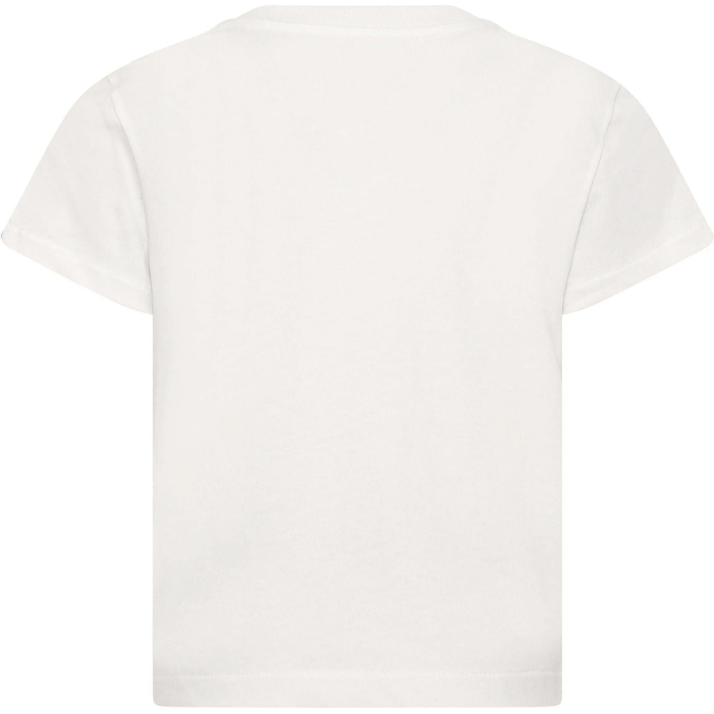 Girls Organic Ivory Fish T-shirt
