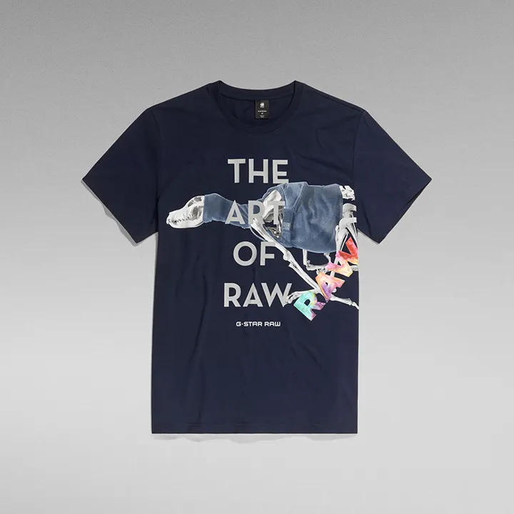GSTAR COMPACT TSHIRT (BLU) - D23646-336-B231