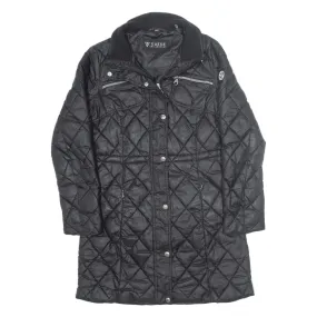 GUESS Insulated Quilted Coat Black Womens S