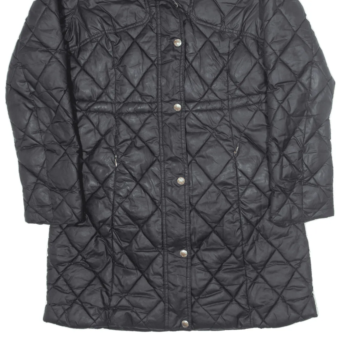 GUESS Insulated Quilted Coat Black Womens S