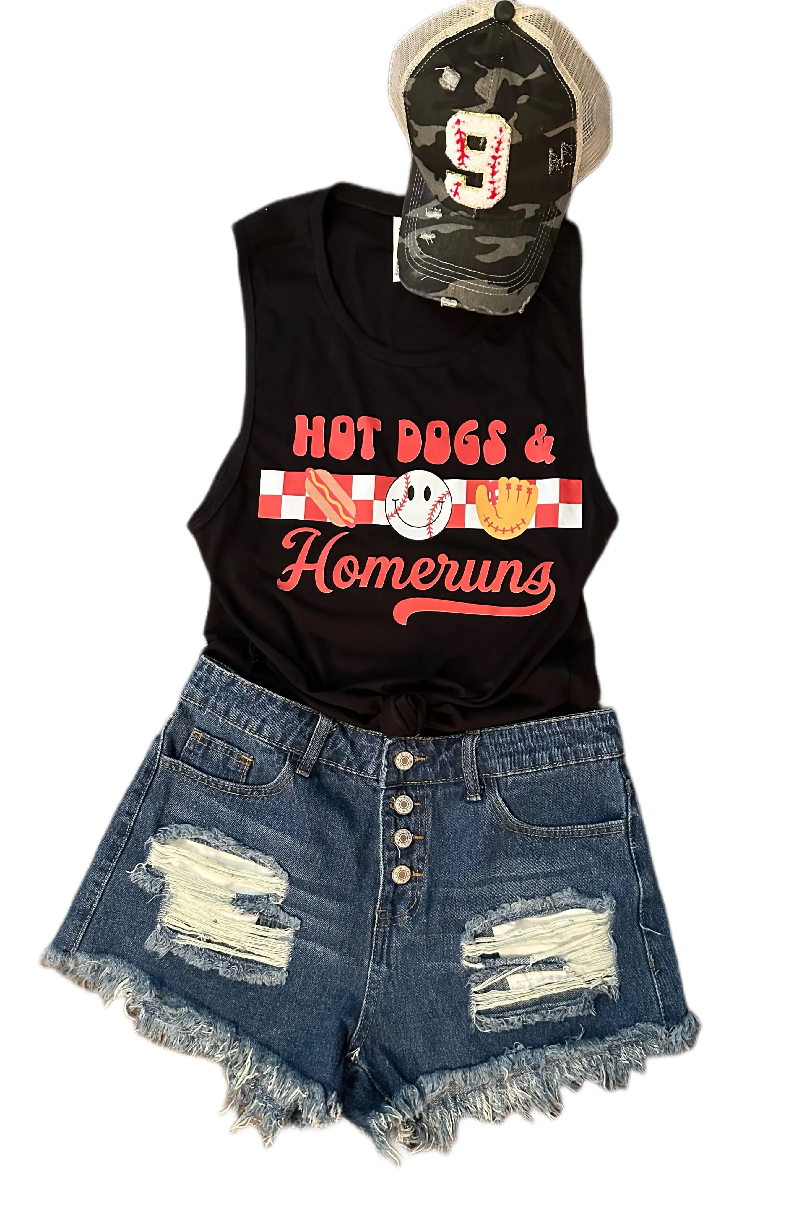 Hot Dogs & Homeruns Tank Top