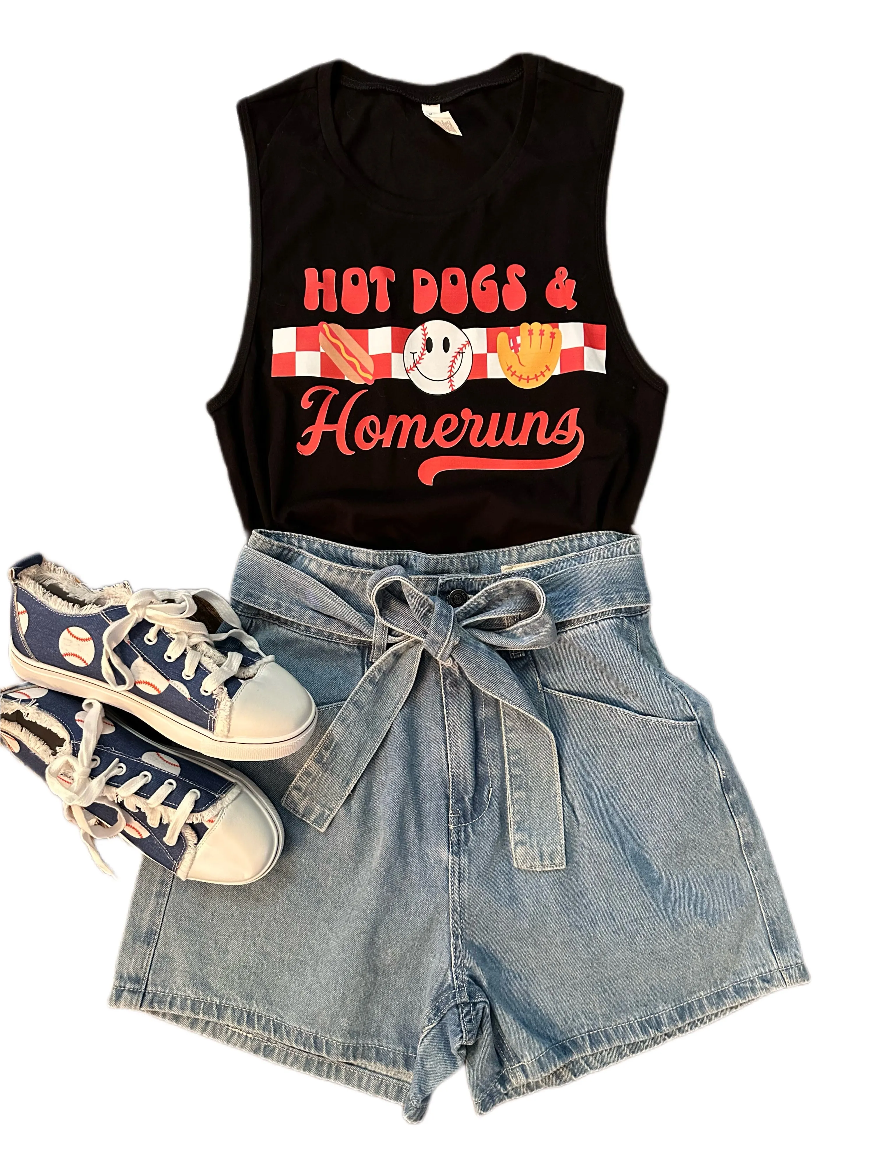 Hot Dogs & Homeruns Tank Top