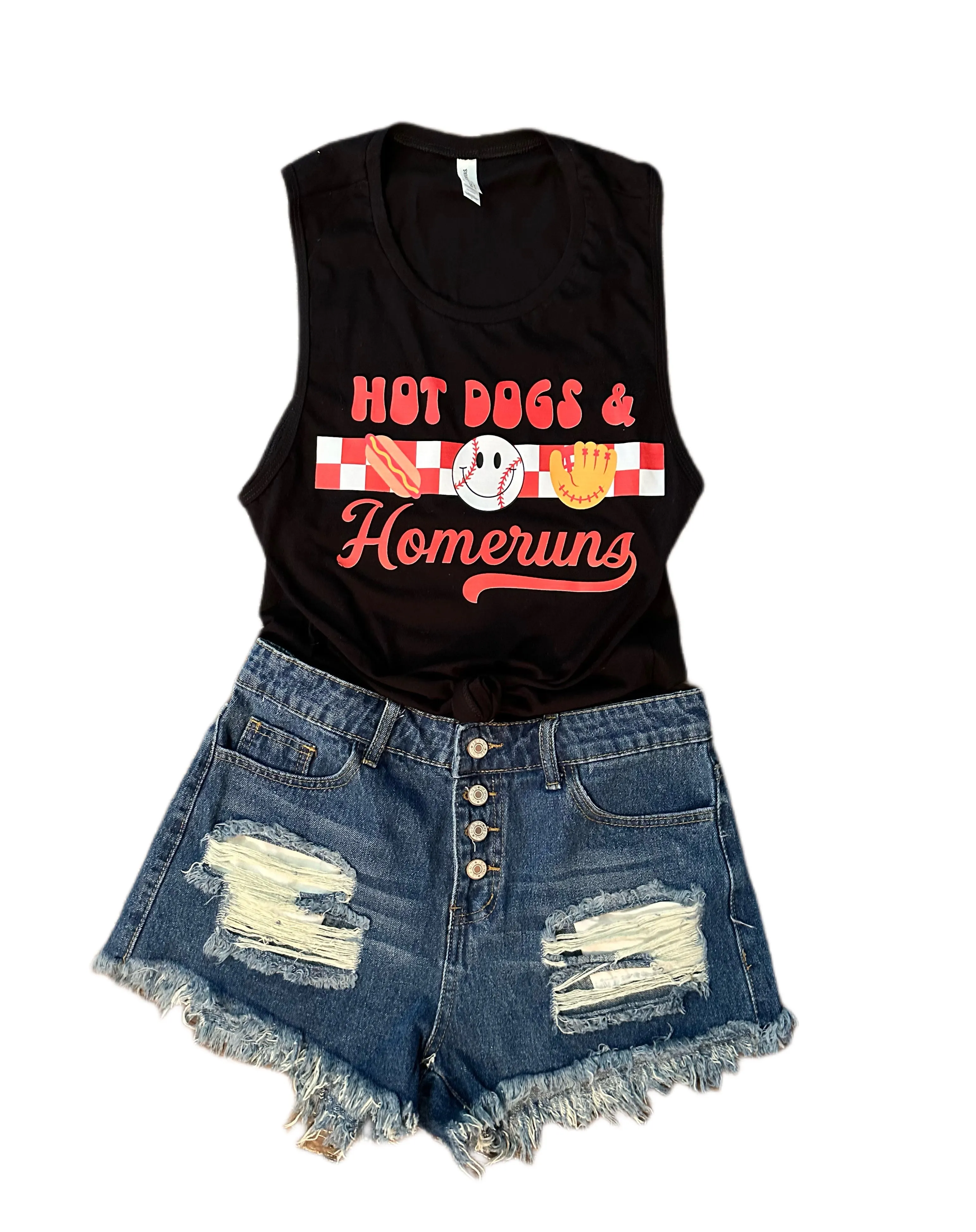 Hot Dogs & Homeruns Tank Top