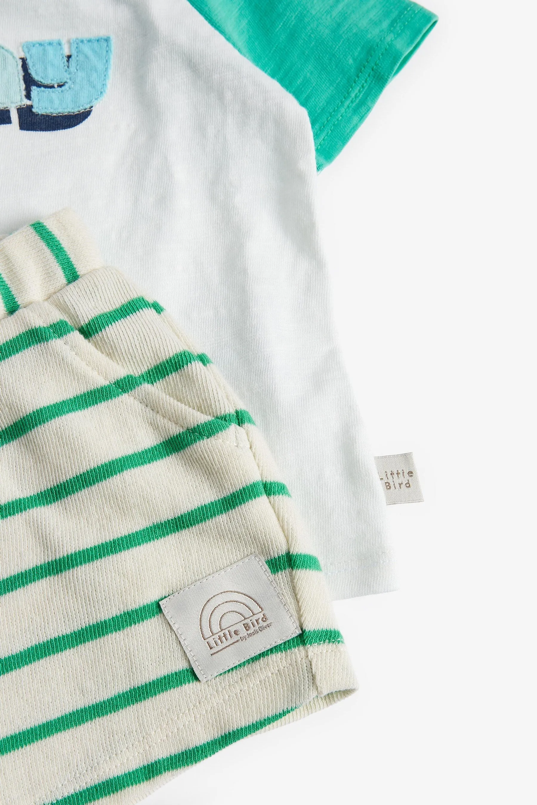Jools Oliver Little Bird T-Shirt And Shorts Baby Boys Set