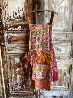 Kantha Sunrise Apron Tunic
