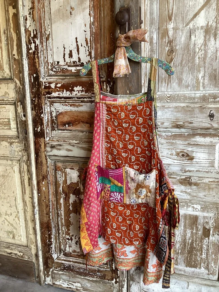 Kantha Sunrise Apron Tunic