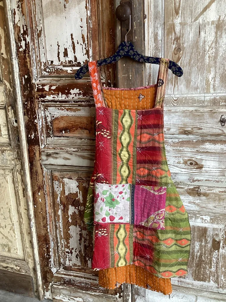 Kantha Sunrise Apron Tunic