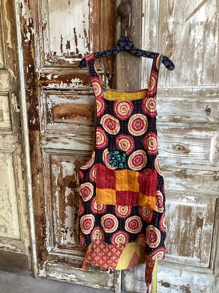 Kantha Sunrise Apron Tunic