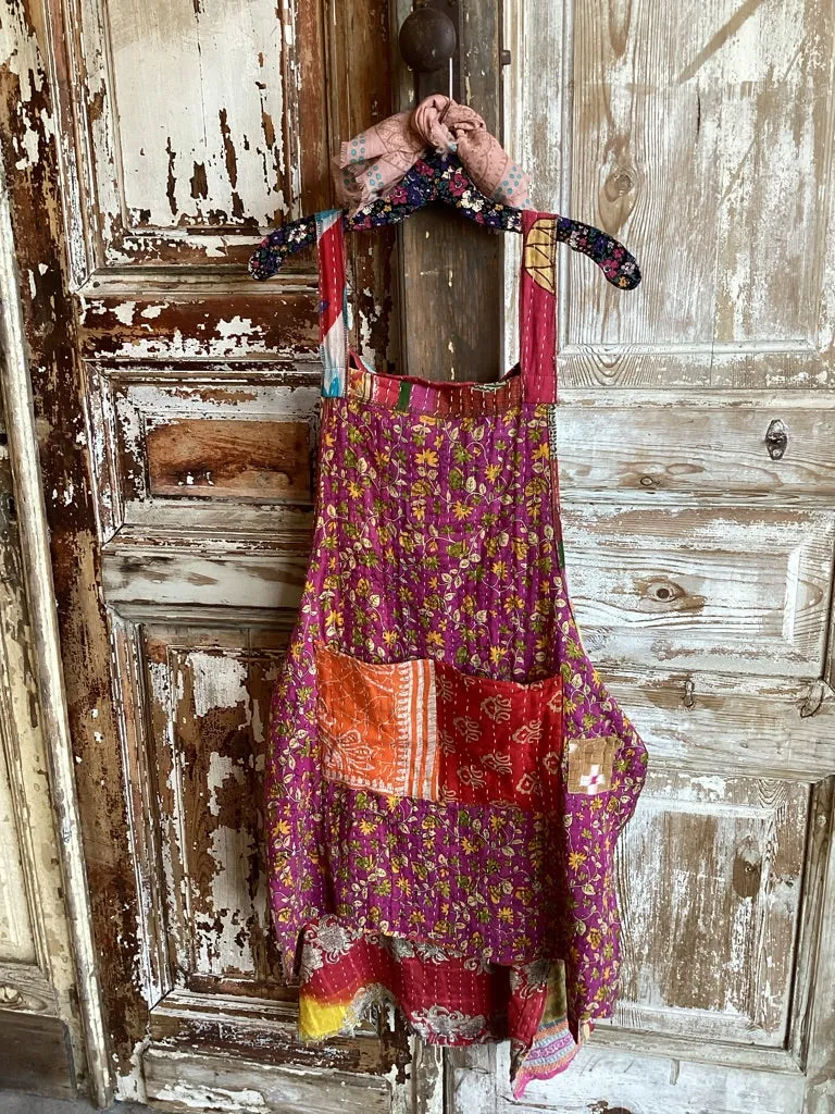 Kantha Sunrise Apron Tunic