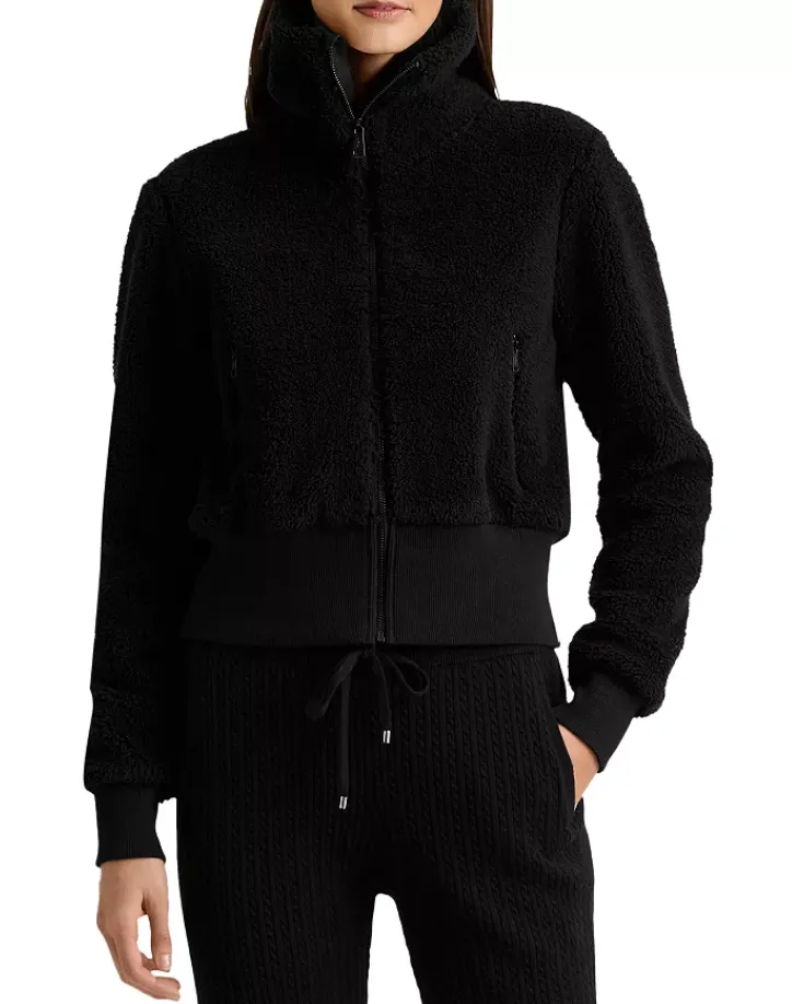 Lauren Ralph Lauren Sherpa Zip-up Jacket
