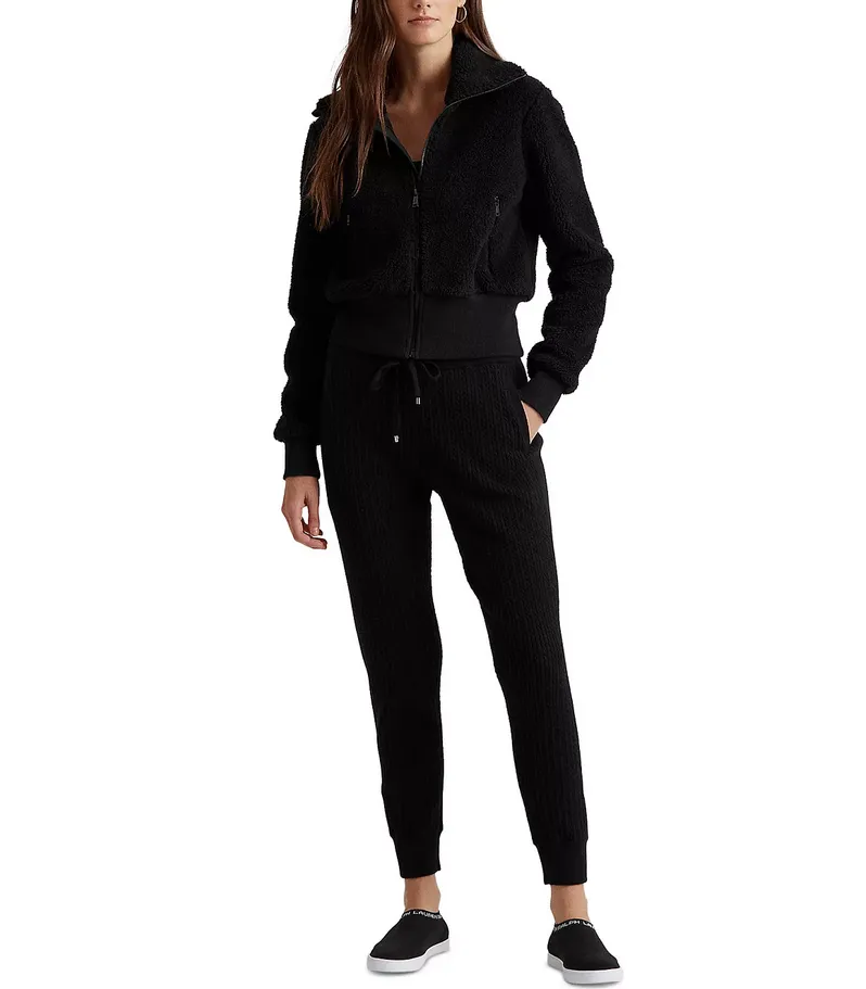Lauren Ralph Lauren Sherpa Zip-up Jacket