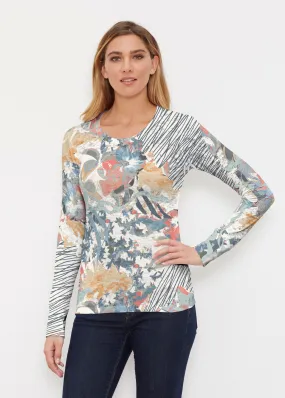 Maddy Sketch (8065) ~ Thermal Long Sleeve Crew Shirt