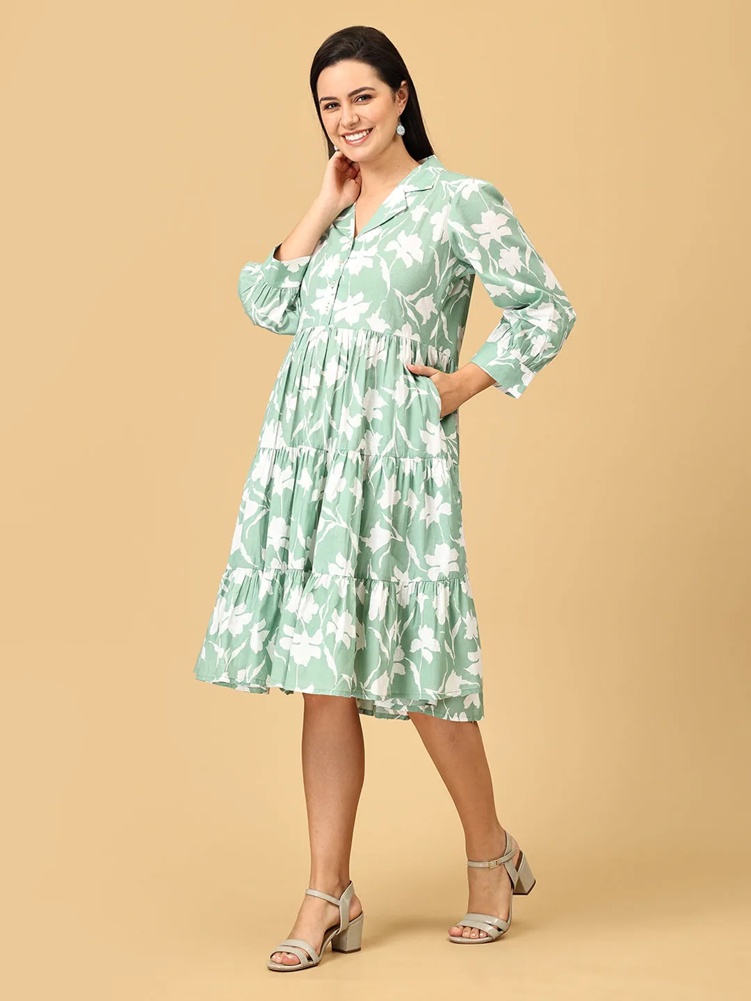 Mint-ique Chic Maternity and Nursing Dress