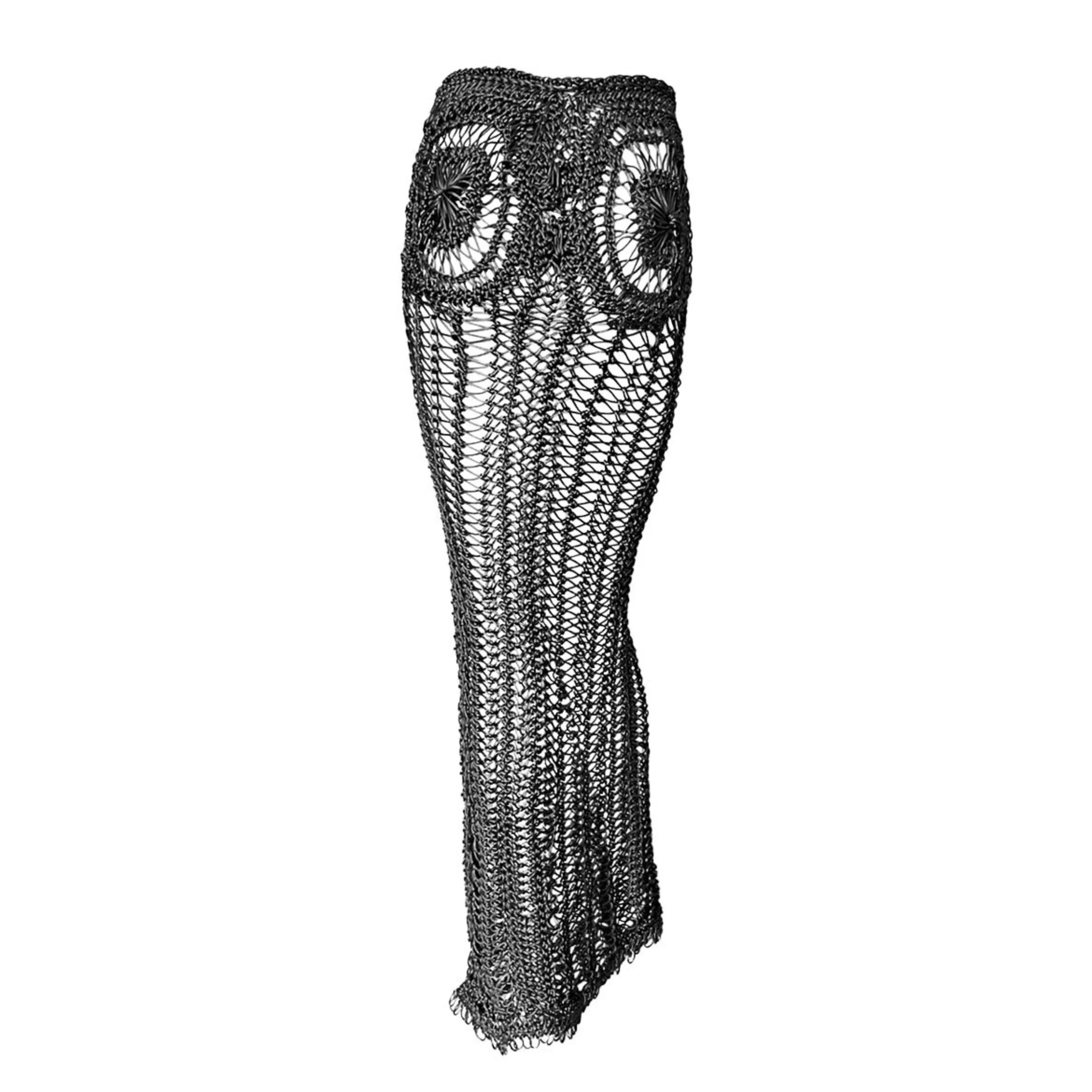 Palmira High Slit Skirt