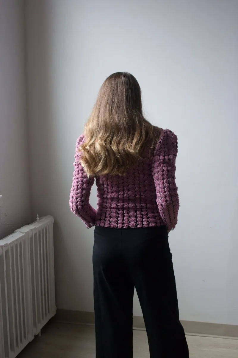 Rightful Owner Rosette Turtleneck (Pink)