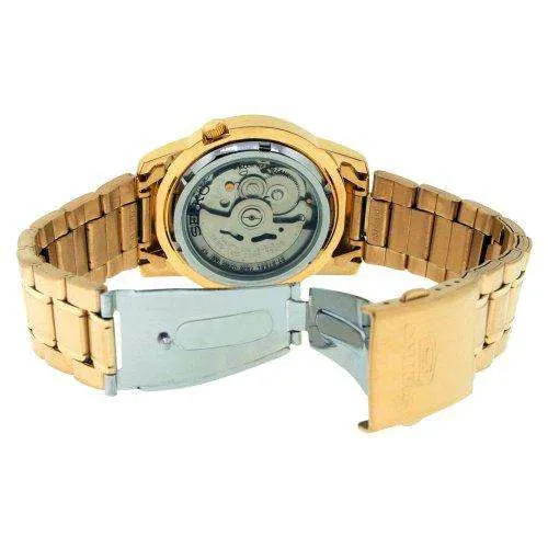 SEIKO SNKK22K1 Automatic Gold Stainless Steel Watch For Men