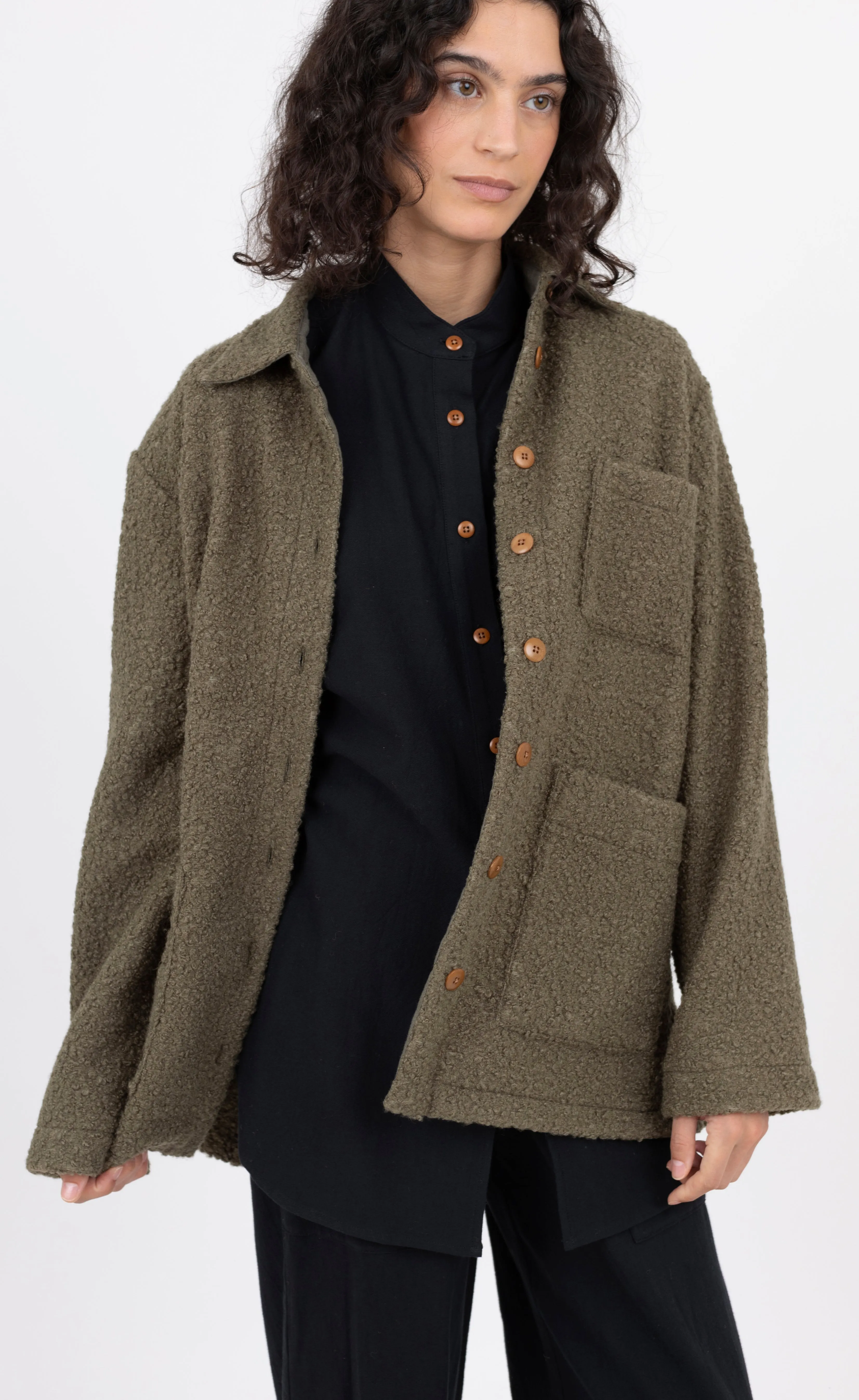 Sherpa Melvin Shirt, Olive