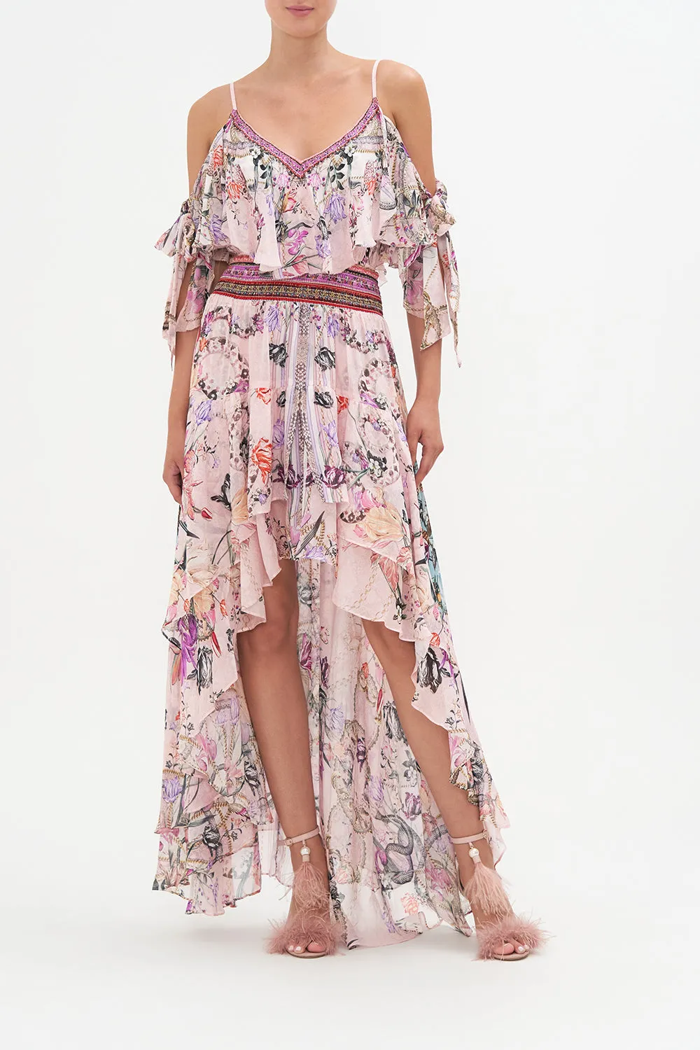 SKIRT WITH DOUBLE LAYER HEM MAD AS A SNAKE