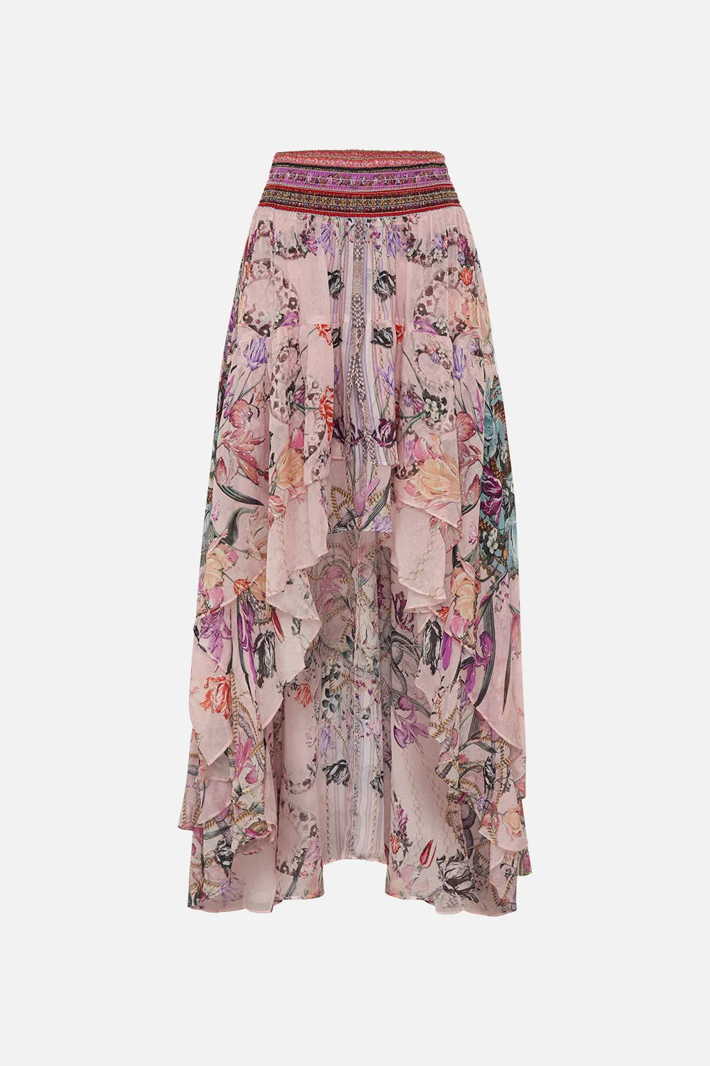 SKIRT WITH DOUBLE LAYER HEM MAD AS A SNAKE