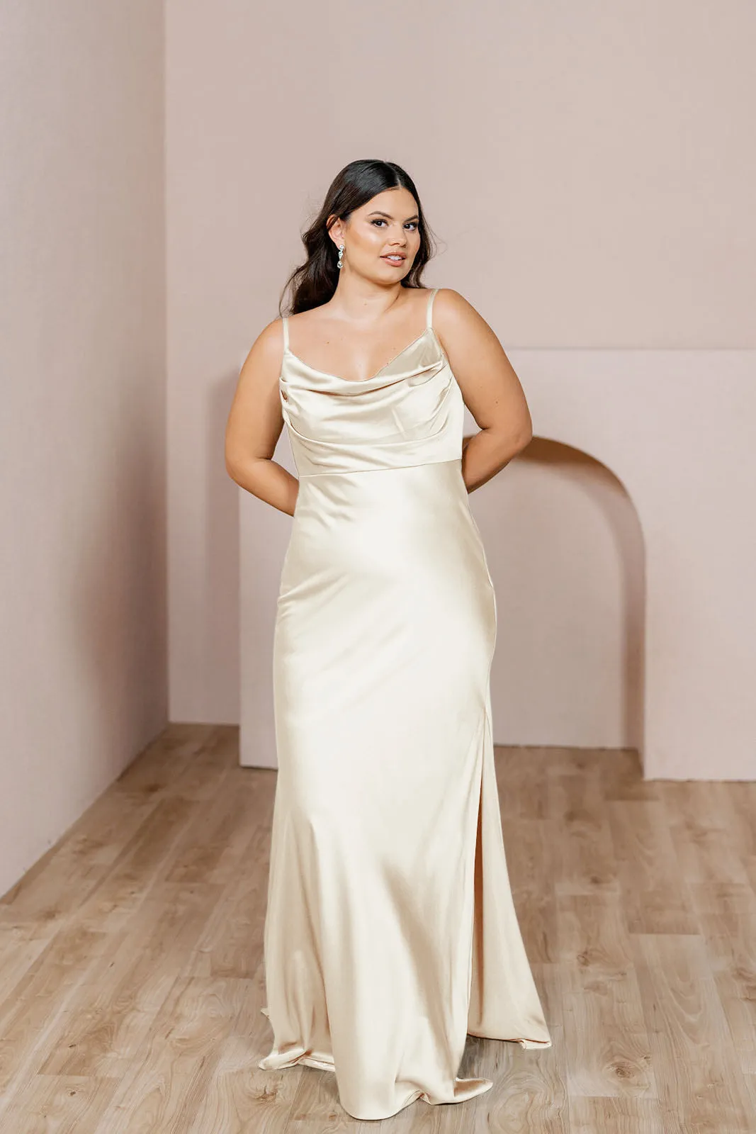 Skye Satin Dress | Made To Order