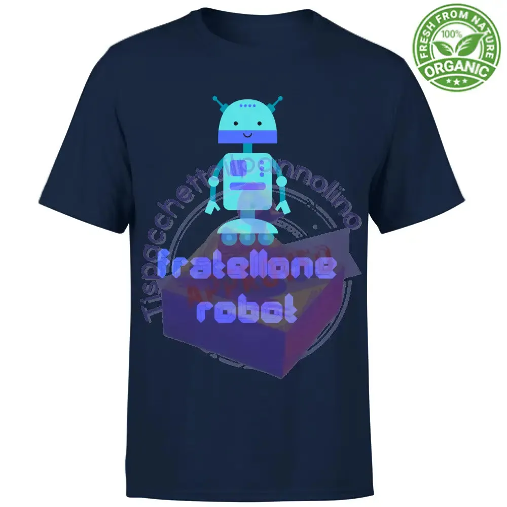 T-Shirt Bambino Organic fratellone robot t-shirt per il fratello grande