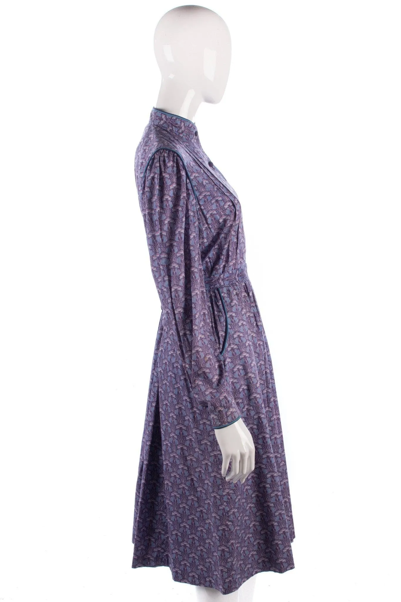 Vintage Marion Donaldson cotton Liberty print dress size 10/12