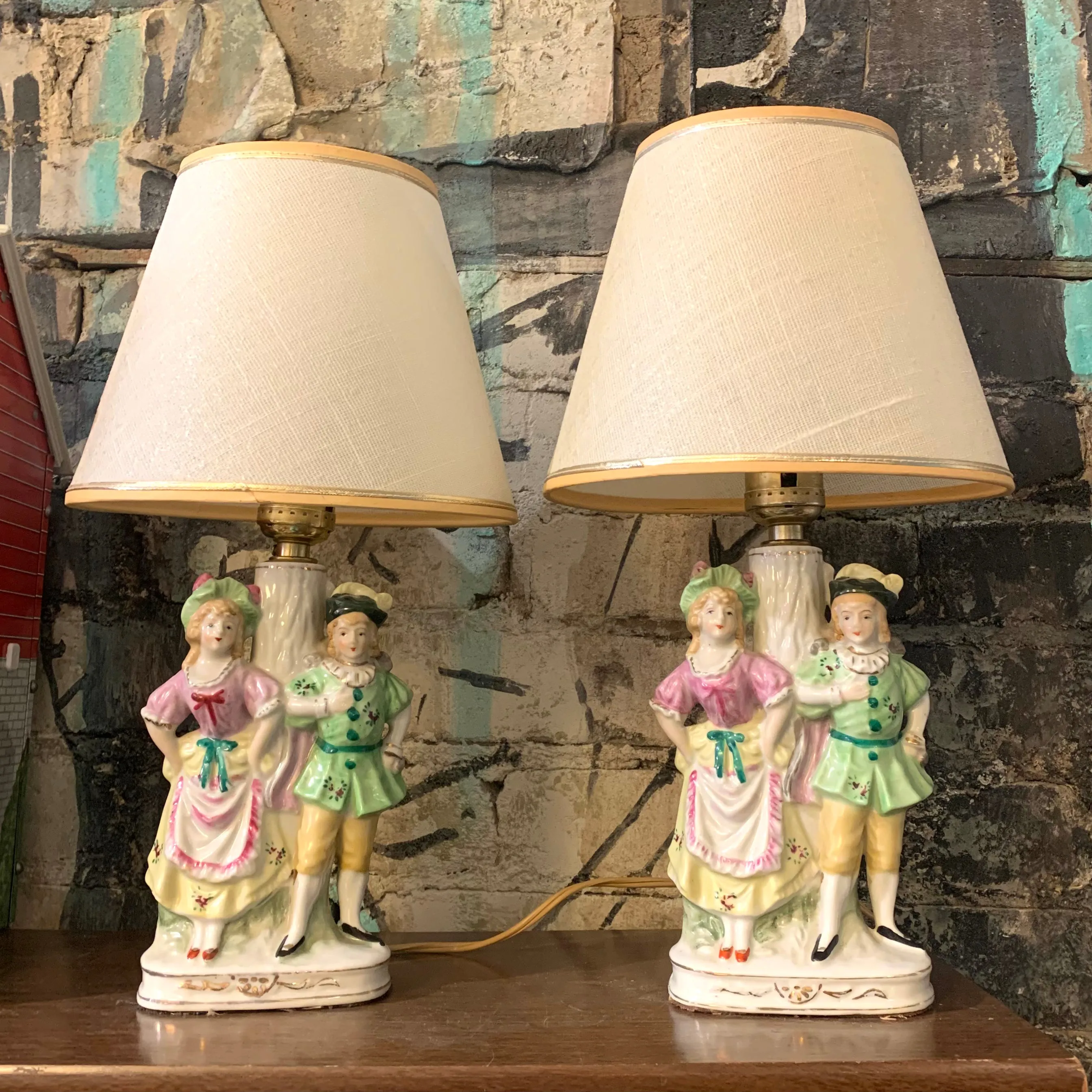 Vintage Rococo Style Lamps